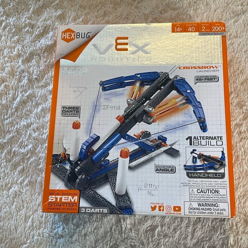 NEW Hex bug Vex Robotics crossbow, launcher, stem, starter game